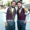 Lead actor Luke Perry and his stunt double.