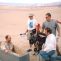 I’m filming actor Rob Labelle in Death Valley as director Nick Racz (in grey) looks on.