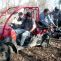 Steadicam underslung on a quad vehicle.