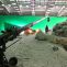 Technocrane reaches into our mountain set. The snow was a version of salt.