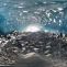 Unbelievable ice cave near Whistler in British Columbia.